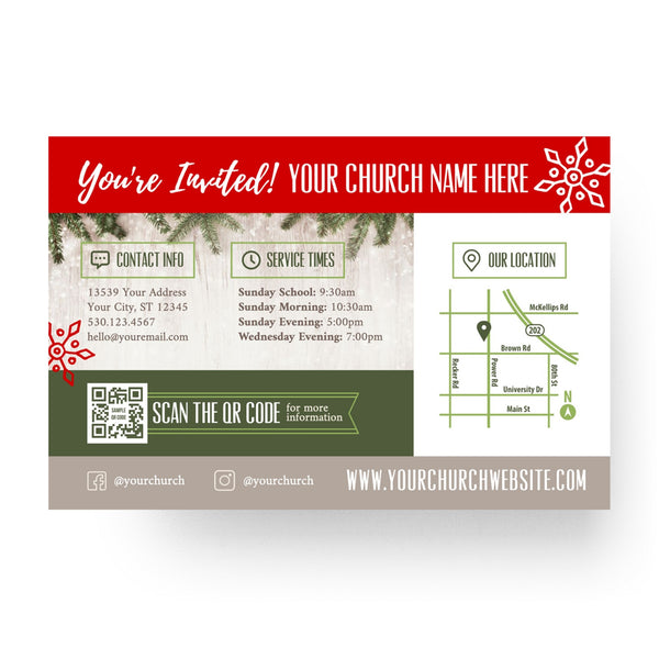 Celebrate Christmas - Standard Invitation Card