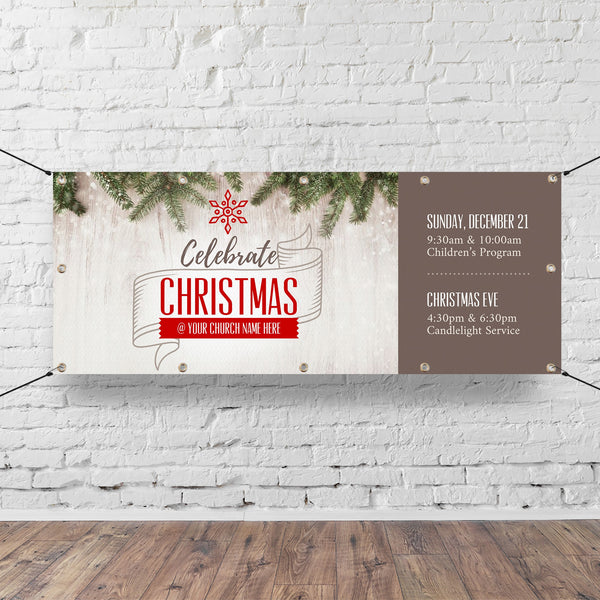 Celebrate Christmas - Horizontal Banner