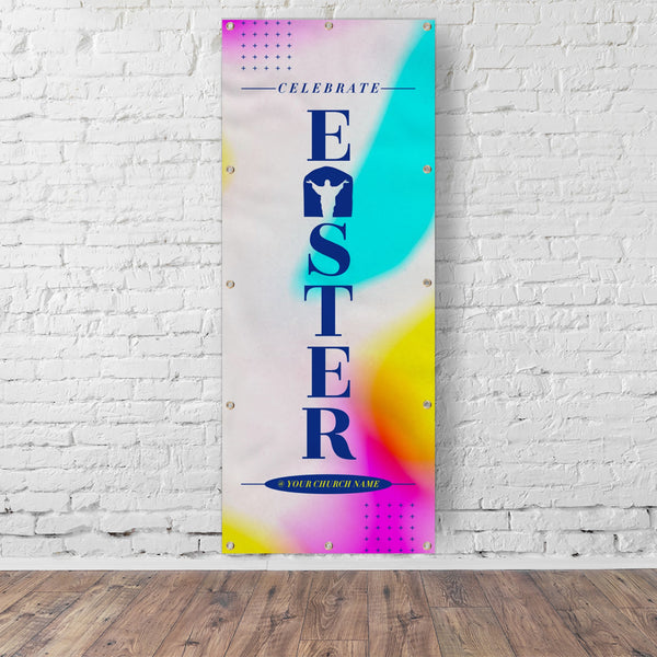 Easter Neon - Vertical Banner