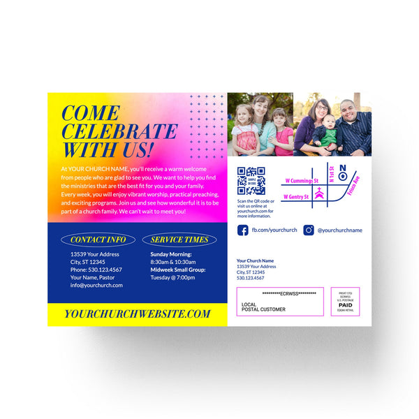 Easter Neon - Small EDDM Mailer