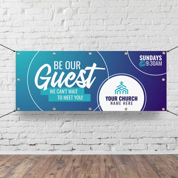 Soft Blue - Horizontal Banner