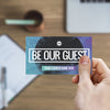 Be Our Guest Circle Gradient - Mini Invitation Card