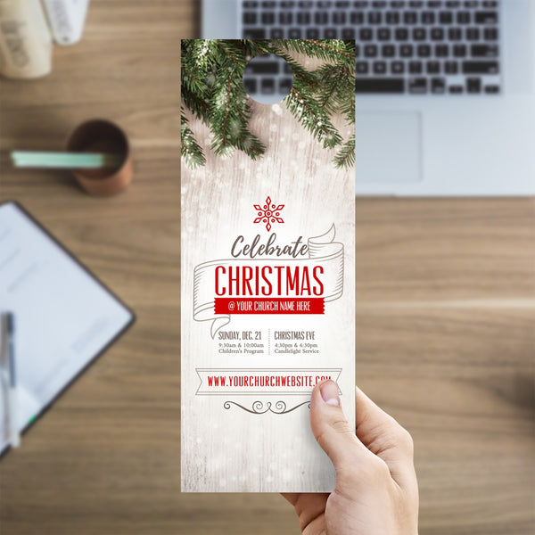 Celebrate Christmas - Door Hanger