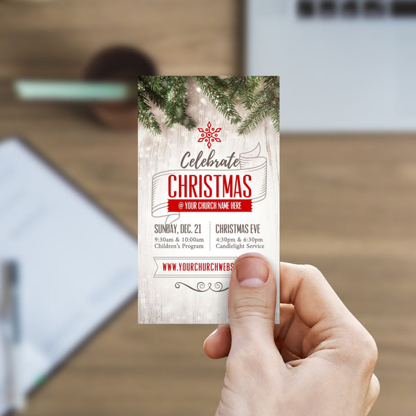 Celebrate Christmas - Mini Invitation Card