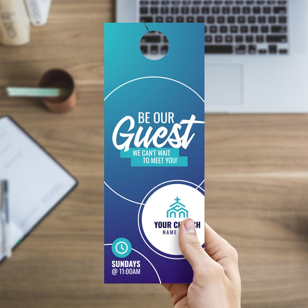 Soft Blue - Door Hanger