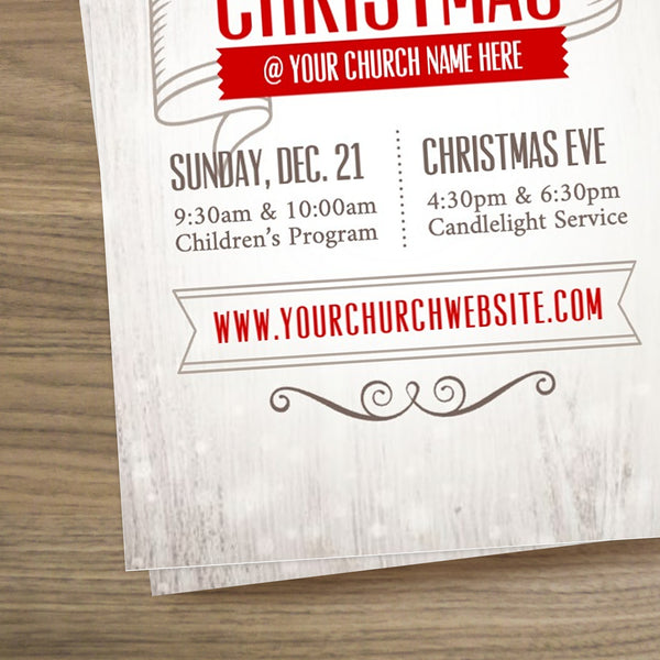 Celebrate Christmas - Mini Invitation Card