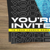 Halftone - Standard Invitation Card