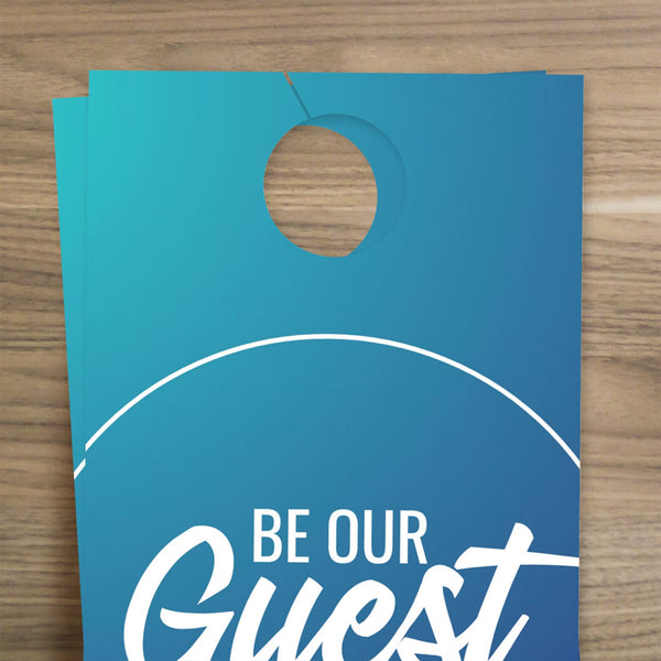 Soft Blue - Door Hanger