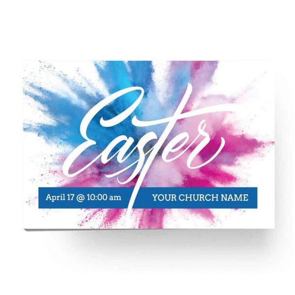 Easter Color Burst - Standard Invitation Card