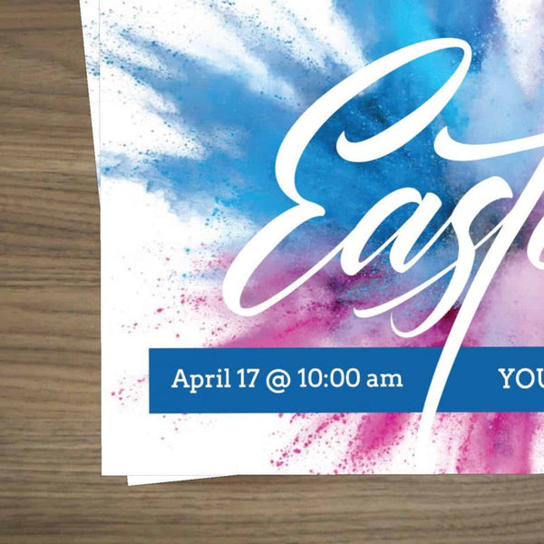 Easter Color Burst - Standard Invitation Card