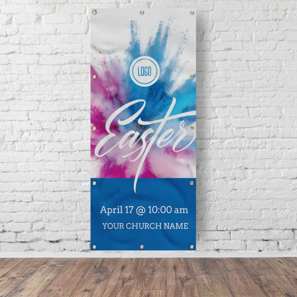 Easter Color Burst - Vertical Banner