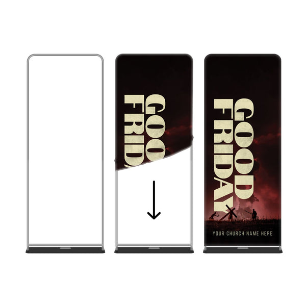 Good Friday - Fabric Sleeve Banner
