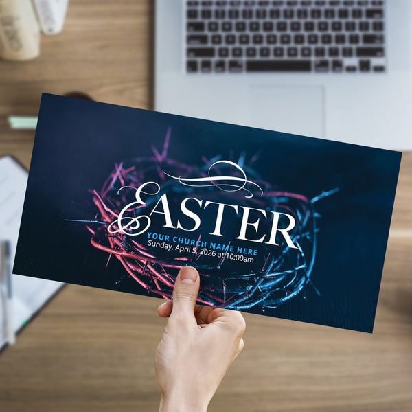 Blue Easter Crown - Large EDDM Mailer