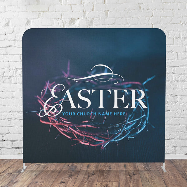 Blue Easter Crown - Large Fabric Sleeve Display