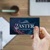 Blue Easter Crown - Mini Invitation Card