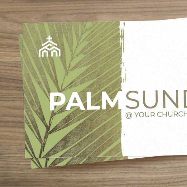 Palm Sunday - Mini Invitation Card