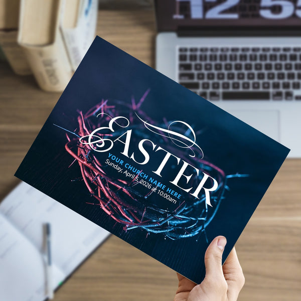 Blue Easter Crown - Small EDDM Mailer