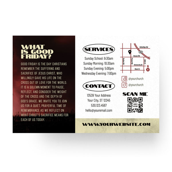 Good Friday - Standard Invitation Card