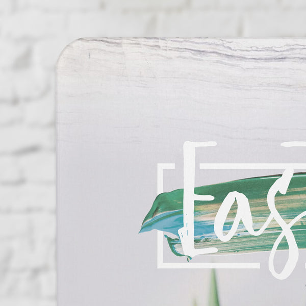 Easter Tulips and Paint - Large Fabric Sleeve Display