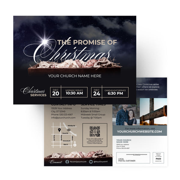 The Promise of Christmas - Small EDDM Mailer