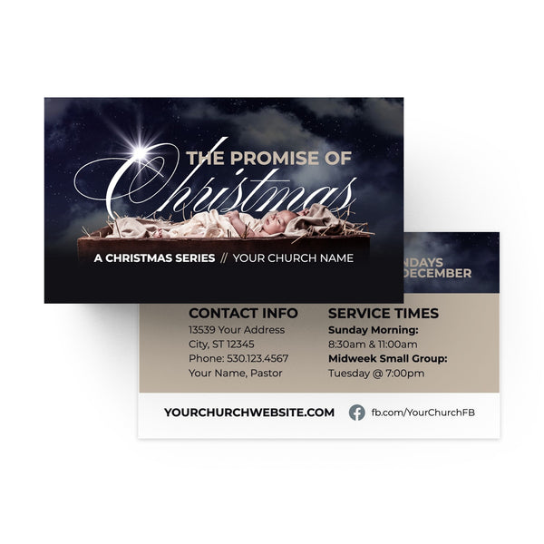 The Promise of Christmas - Mini Invitation Card