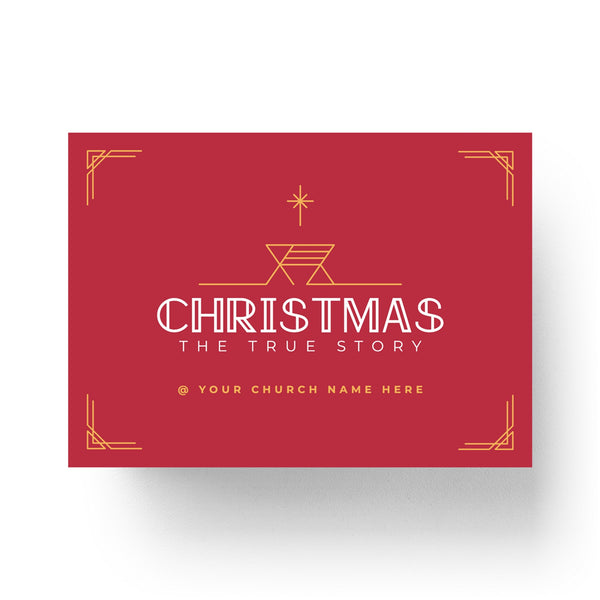 Christmas The True Story - Small EDDM Mailer