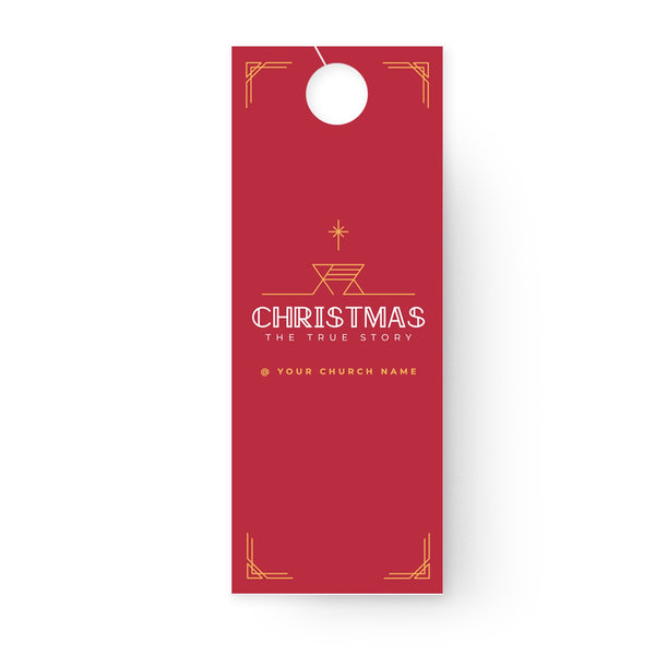 Christmas The True Story - Door Hanger