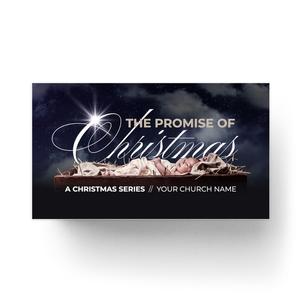 The Promise of Christmas - Mini Invitation Card