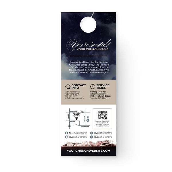 The Promise of Christmas - Door Hanger
