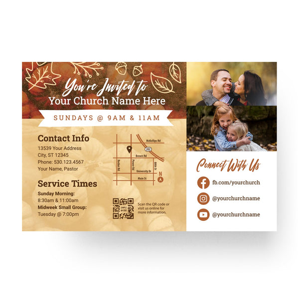 Harvest Sunday - Standard Invitation Card