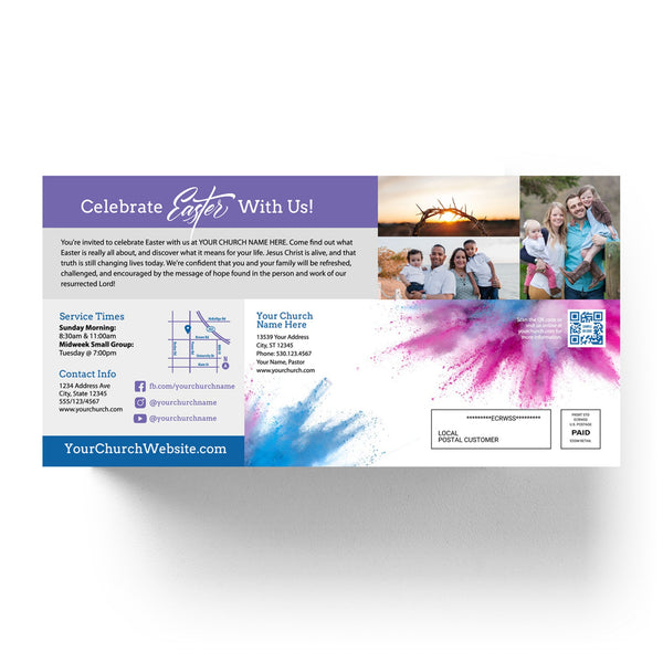Easter Color Burst - Large EDDM Mailer