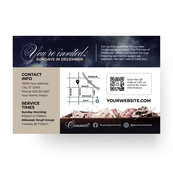 The Promise of Christmas - Standard Invitation Card