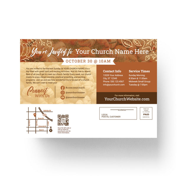 Harvest Sunday - Small EDDM Mailer