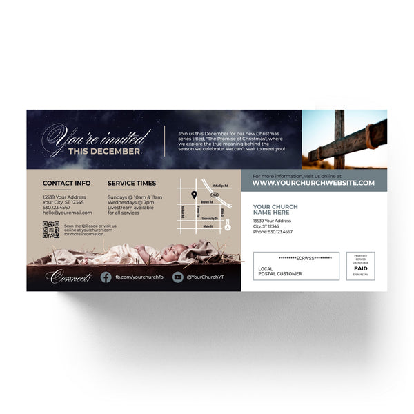 The Promise of Christmas - Large EDDM Mailer