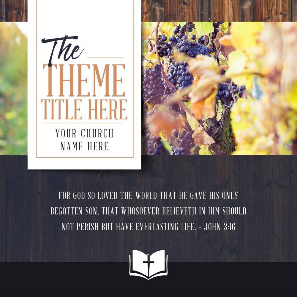 Vine Yearly Theme Church Calendar