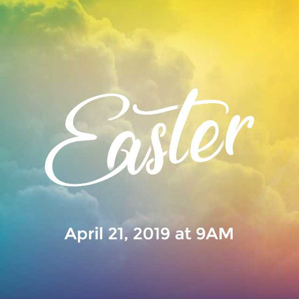 Easter Hillside Cross - Social Media Graphic