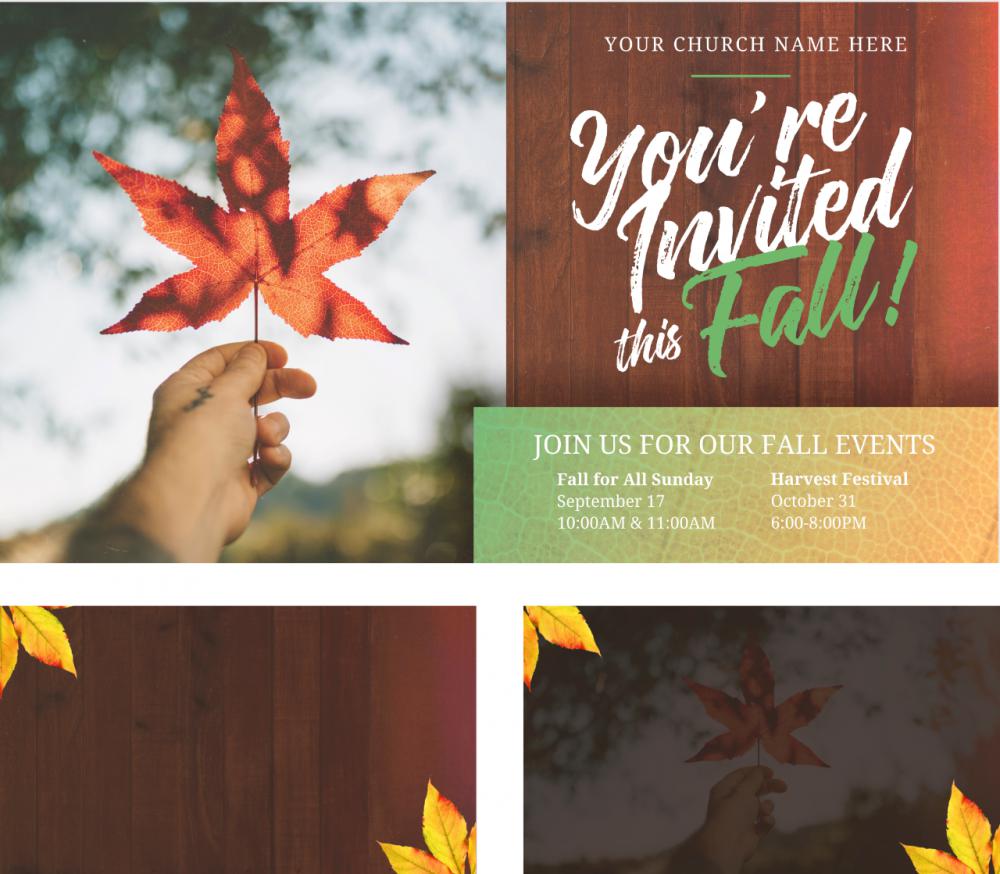 You're Invited This Fall - Screen Set
