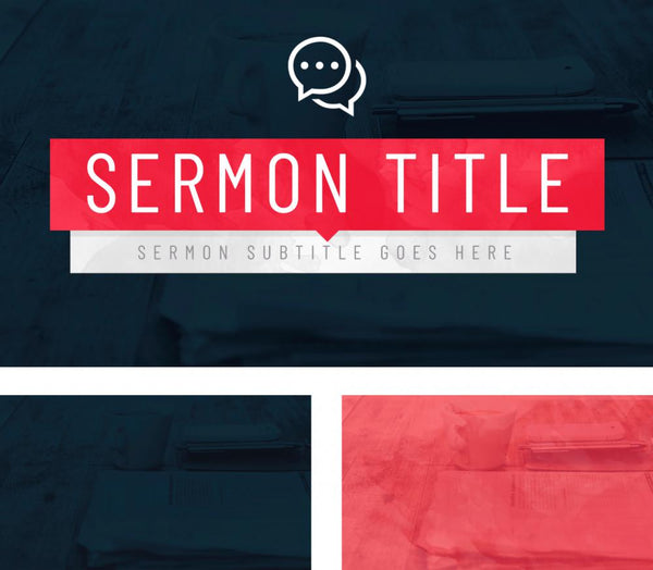Chat Bubble Sermon - Screen Set