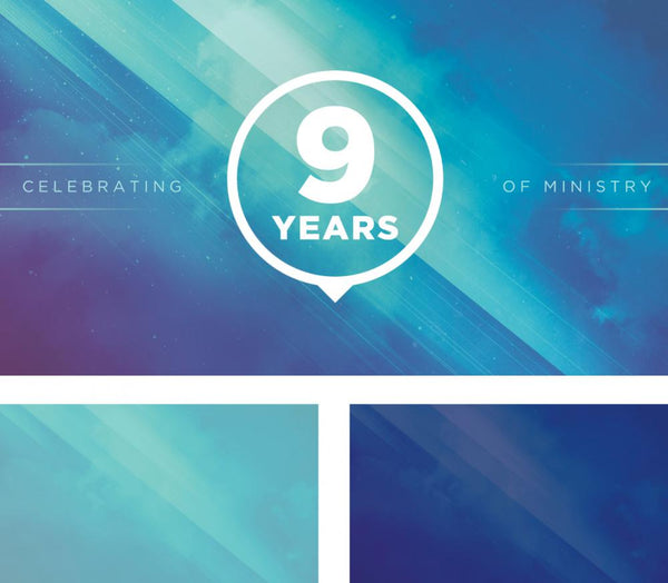 Blue Cloud Anniversary - Screen Set