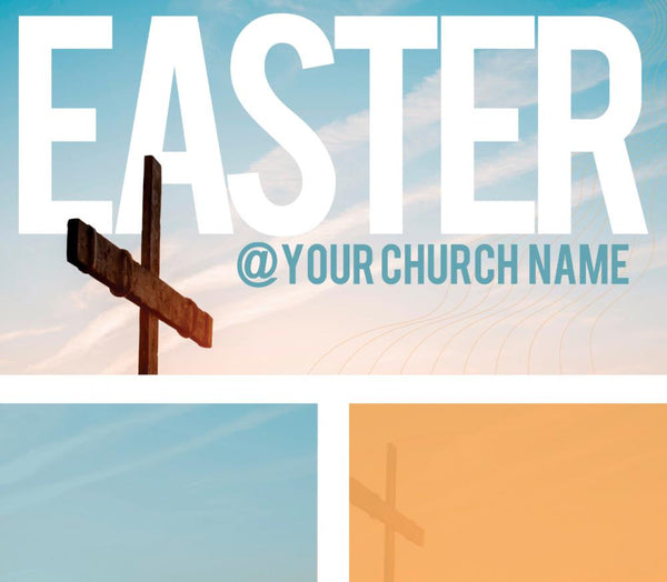 Easter Blue Cross - Screen Set