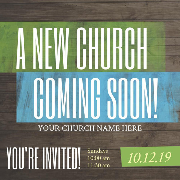 A New Church Coming Soon - Social Media Graphic