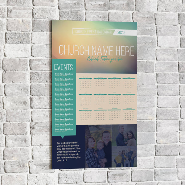 Abstract Yearly Theme - Church Calendar