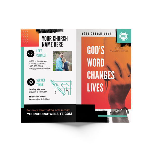 God's Word Changes Lives - Bifold Tract