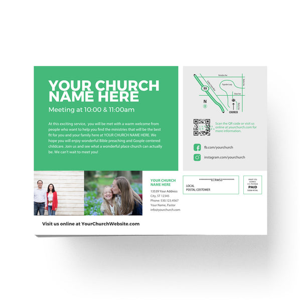 Come Home This Sunday - Small EDDM Mailer