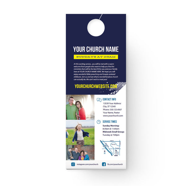 Come Visit This Sunday - Door Hanger