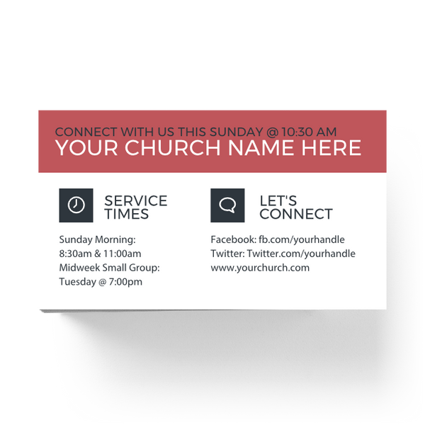 Come Visit Soon - Mini Invitation Card