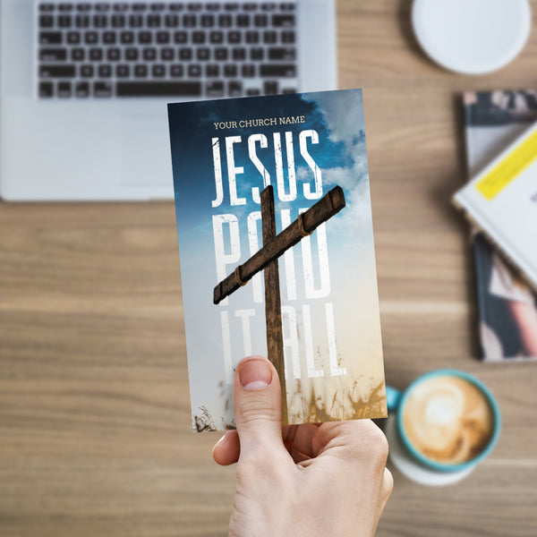 Jesus Paid It All - Bifold Tract