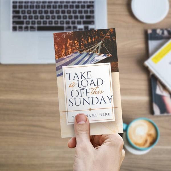 Take a Load Off This Sunday - Bifold Tract