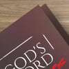 God's Word Changes Lives Red - Bifold Tract