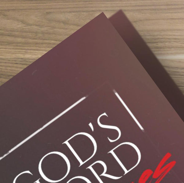 God's Word Changes Lives Red - Bifold Tract